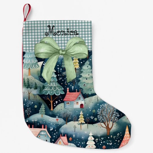 Petite Chaussette De Noël Noël joyeux, Bas de Fête (Devant)