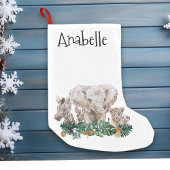 Petite Chaussette De Noël Noël Jungle Safari Animal Elephant Nom