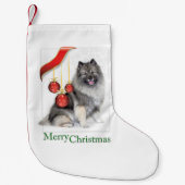 Petite Chaussette De Noël Noël Keeshond (Devant)