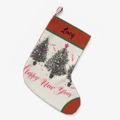 Petite Chaussette De Noël Noël magnifique (Devant (Accrochage))