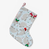 Petite Chaussette De Noël noël Manatee xmas stockage (Devant (Accrochage))
