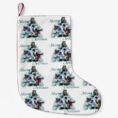 Petite Chaussette De Noël Noël Meowy (Devant)