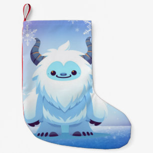 Petite Chaussette De Noël Noël mignon/yeti d'hiver