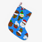 Petite Chaussette De Noël noël noir mme claus afrique père Noël elf ours (Devant (Accrochage))