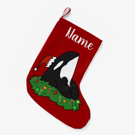 Petite Chaussette De Noël Noël Orca (Devant (Accrochage))