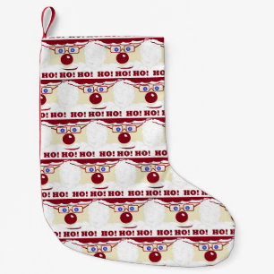 Petite Chaussette De Noël Noël Père Noël HO ! Oh ! Oh ! Il vous regarde !