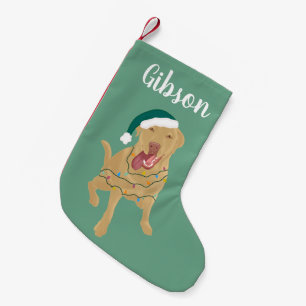 Petite Chaussette De Noël Noël personnalisé Dudley Labrador