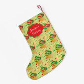 Petite Chaussette De Noël Noël personnalisé Noël Noël Noël Noël Funny Cupcak (Dos (Accrochage))