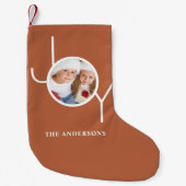 Petite Chaussette De Noël Noël photo personnalisée (Devant)