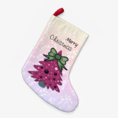 Petite Chaussette De Noël Noël rose (Devant (Accrochage))