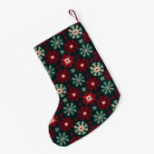 Petite Chaussette De Noël Noël Rouge Blanc Faux Motif nu (Dos (Accrochage))