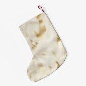 Petite Chaussette De Noël Noel Rustic Green Bow personnalisé (Dos (Accrochage))