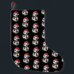 Petite Chaussette De Noël Noël Soccer Ball Snowman Lights Santa Hat<br><div class="desc">Noël Soccer Ball Snowman Lights Santa Hat</div>