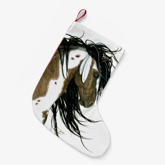 Petite Chaussette De Noël Noël Stocker Chevaux majestueux par Bihrle (Devant (Accrochage))