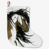 Petite Chaussette De Noël Noël Stocker Chevaux majestueux par Bihrle (Devant)