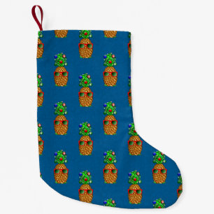 Petite Chaussette De Noël Noël tropical Ananas Noël Noël