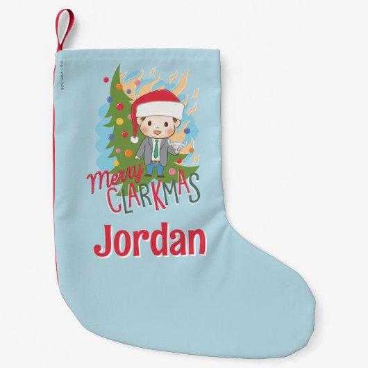 Petite Chaussette De Noël Noël vacances Joyeux Clarkmas (Devant)