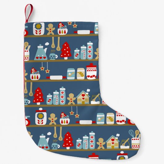 Petite Chaussette De Noël Noël Vacances Stocker Conception de cuisine (Devant)