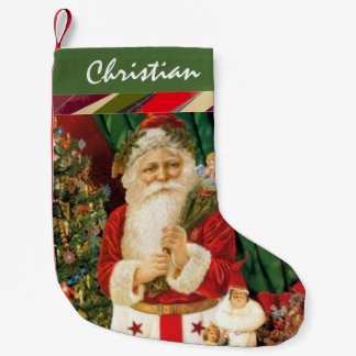 Petite Chaussette De Noël Noël vintage du Père Noël