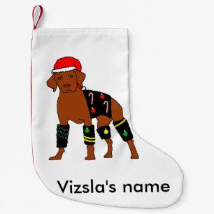 Petite Chaussette De Noël Noël Vizsla de Velcro