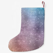 Petite Chaussette De Noël Nom de la licorne pourpre (Dos)