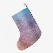 Petite Chaussette De Noël Nom de la licorne pourpre (Dos (Accrochage))