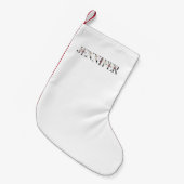 Petite Chaussette De Noël Nom Jennifer (Devant (Accrochage))
