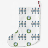 Petite Chaussette De Noël Nostalgie des noisettes bleues (Dos)