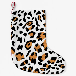 Petite Chaussette De Noël Nouvelle texture de léopard 5