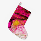 Petite Chaussette De Noël Nuages Abstraits-ART. Une créativité transparente. (Devant (Accrochage))