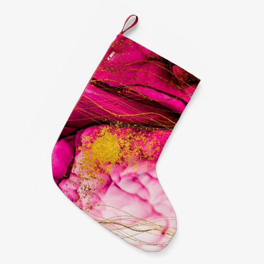 Petite Chaussette De Noël Nuages Abstraits-ART. Une créativité transparente. (Devant (Accrochage))