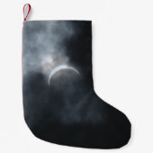 Petite Chaussette De Noël Nuages éffrayants de tempête Eclipse 2017 (Devant)