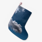 Petite Chaussette De Noël Nuages simples (Devant (Accrochage))