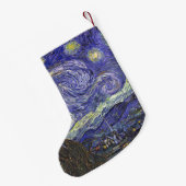 Petite Chaussette De Noël Nuit étoilée par Vincent van Gogh (Dos (Accrochage))