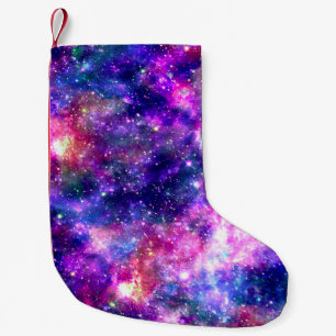 Petite Chaussette De Noël Nuit Galaxy