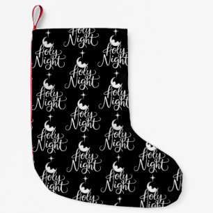 Petite Chaussette De Noël Nuit Sainte Famille de Noël Scène de la Nativité X