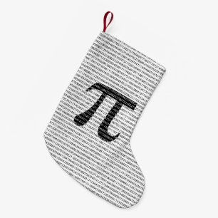 Petite Chaussette De Noël Numéro noir d'origine pi jour symbole mathématique