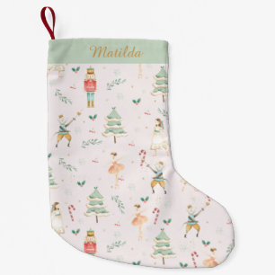 Petite Chaussette De Noël Nutcracker Ballet de Noël Sweet Pink Mint