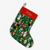 Petite Chaussette De Noël Nutcracker Ballet personnalisé (Devant (Accrochage))