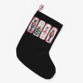Petite Chaussette De Noël Nutcracker Noël Fête de Noël cadeaux Festif (Devant (Accrochage))