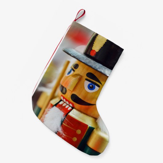 Petite Chaussette De Noël Nutcracker Noël Saisons de Noël Salutations Art (Devant (Accrochage))