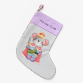 Petite Chaussette De Noël Nutcracker Pastel Mouse King (Devant (Accrochage))