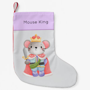 Petite Chaussette De Noël Nutcracker Pastel Mouse King
