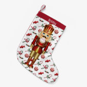 Petite Chaussette De Noël Nutcracker Personnaliser Nom Noël Stocker (Devant (Accrochage))
