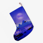 Petite Chaussette De Noël Objet volant UFO dans l'espace (Dos (Accrochage))