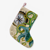 Petite Chaussette De Noël Octopus Tentacles Compass Music (Devant (Accrochage))