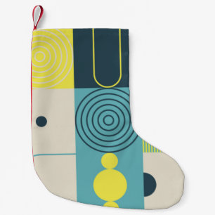 Petite Chaussette De Noël OEuvre de composition Bauhaus réalisée avec l'ele