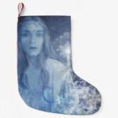 Petite Chaussette De Noël Oeuvre d'Imaginaire de Noël de la Reine des neiges (Devant)