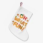 Petite Chaussette De Noël Oh What Fun Christmas Gingerbread Cookies (Devant (Accrochage))