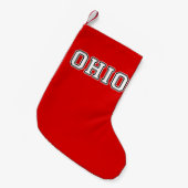 Petite Chaussette De Noël Ohio (Devant (Accrochage))